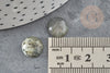 Cabochon rond labradorite, cabochon rond, labradorite naturelle,10mm, pierre naturelle, X1 G5021