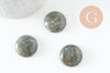 Cabochon rond labradorite naturelle 20mm, cabochon création bijoux pierre naturelle, x1 G9614