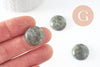 Cabochon rond labradorite naturelle 20mm, cabochon création bijoux pierre naturelle, x1 G9614