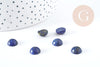 Cabochon rond lapis-lazuli naturel 10mm, création bijoux pierre naturelle, X1 G9102