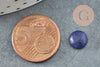 Cabochon rond lapis lazuli naturel 8mm, cabochon création bijoux pierre, X1 G8796