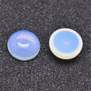 Cabochon rond opalite blanche,cabochon opalite,cabochon rond pierre ,14mm, x1 G2283