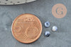 Cabochon rond sodalite bleue, fournitures créatives, cabochon rond,sodalite naturelle 4mm, pierre naturelle, X1 G2963