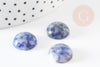 Cabochon sodalite bleue, cabochon pierre,cabochon rond, sodalite naturelle,14mm, pierre naturelle, x1 G2246