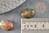 Cabochon unakite, cabochon ovale,unakite naturelle,cabochon turquoise, 18x13mm,18x13mm, X1 G2482