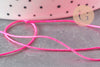 Cordon polyester rose fluorescent, fabrication bijoux,, scrapbooking, 0.7mm, X 5mètres G1946