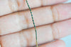 Cordon vert foncé or, fabrication bijoux,création bijoux,ruban mariage,fourniture créative, scrapbooking, 1.5mm, longueur 1 mètre-G1169