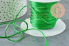 Cordon vert or, fabrication bijoux bijoux,ruban mariage,scrapbooking, largeur 1.5mm, X 1mètre G3407