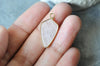 Pendentif goutte quartz rose laiton doré,pendentif bijoux,pendentif pierre,quartz rose naturel,pendentif quartz rose,28mm, x1, G3940