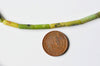 EP perles tube jade Australien vert, création bijoux perle pierre naturelle,13mm, le fil de 28 perles, x1 G4016