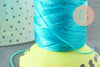 Fil bleu turquoise, fil à broder, fil couture, scrapbooking, fil turquoise, fil nylon bleu, 0.8mm, X10 Mètres G1655