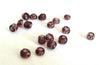 Grosses perles rocaille violet,perles rocaille, violet transparent, perles verre, 4mm, x 10Gr (G1089)