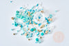 Kit mix de perles Blue Lagoon, Coffrets et kits pour la création de bijoux fantaisie DIY, x1 G8164