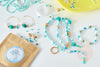 Kit mix de perles Blue Lagoon, Coffrets et kits pour la création de bijoux fantaisie DIY, x1 G8164