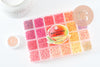 Kit mix de perles heishi Rouge orange x1 G9608