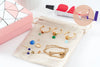 Kit parure de bijoux cabochon pierre naturelle, Coffrets et kits pour la création de bijoux fantaisie DIY, X1 G9557