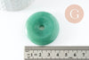 Pendentif donut aventurine verte naturelle 40mm, x1 (G4326)