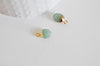 Pendentif goutte aventurine,pendentif pierre,bijou pierre,pendentif pierre, aventurine naturel,pendentif aventurine,14mm, lot de 2-G0152