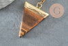 Pendentif triangle oeil de tigre, pendentif bijoux,pendentif pierre,bijou pierre,oeil de tigre naturel,pendentif triangle,30-40mm, x1 G5213