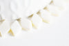 Perle Losange nacre blanche naturelle, fourniture créative, pendentif losange, coquillage blanc, création bijoux, 14mm, x 10-G1205