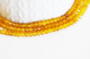 Perle abacus jade naturel teinté jaune 4x2mm, perles pierre naturelle à facettes, x1 fil 36cm, G1710