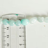 Perle amazonite turquoise, perle amazonite, amazonite naturelle, perle pierre, 10mm, le fil de 46 perles,G2793