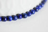 Perle lapis lazuli ronde 4mm, lapis bleu,pierre naturelle, perles pierre,lapis naturel,le fil de 19,3 cm-G0020