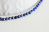 Perle lapis lazuli ronde facett,bijou pierre naturelle,lapis lazuli naturel,pierre naturelle, pierre,3mm,le fil de 39 cm G3877