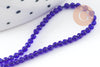 Perle rondelle cristal facetté bleu roi 2mm, perle toupies création bijoux fantaisie DIY,le fil de 37cm G7241