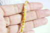 Perle rondelle heishi jade jaune topaze ,jade naturel,perle pierre, 4.5mm, fil de 160 perles,G3048