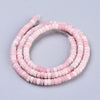 Perle rondelle heishi jade rose ,jade naturel,perle pierre, 4.5mm ,fil de 160 perles G3550