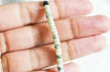 Perle rondelle heishi jade vert ,jade naturel,perle pierre, 4.5mm, fil de 40cm, X1 G2701