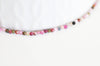 Perle tourmaline ronde facette,bijou pierre naturelle, tourmaline Naturelle, perles pierre,2mm,le fil de 38cm, X1 G3106