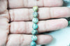 Perle turquoise africaine, fournitures créatives, perle turquoise, turquoise naturelle, 8mm, le fil de 40cm, G5153