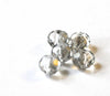 Perles cristal facette gris, cristal autrichien, perle ronde, perles cristal , perle grise,fil de 68 perles,8mm, x1 G0660