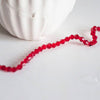 Perles cristal facette rouge 4mm, cristal autrichien, perles bicone, perles cristal toupies, perles rouges,x20 G7462