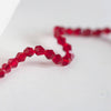 Perles cristal facette rouge 4mm, cristal autrichien, perles bicone, perles cristal toupies, perles rouges,x20 G7462