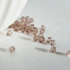 Perles cristal facette taupe,cristal autrichien, perles bicone, perles cristal toupies, perles marron,4mm x20 G1716