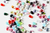 Perles cristal goutte multicolore cristal tchèque 6.5x4.5mm, x50 (G4187)