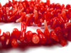 Perles en bambou de mer imitation corail rouge, perles corail, perle coquillage, corail naturel, le fil de 38cm,x1, G0850