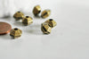 Perles hexagone bronze intercalaires 10mm, x10 (G0824)