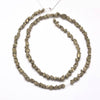 Perles pyrite nugget,perles pyrite, fabrication bijoux, pyrite naturelle,nuggets pyrite, 4-5mm,fil de 45 perles - G0411