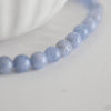 Perles quartz bleu rondes, quartz bleu,pierre naturelle, 6mm, le fil de 36,5 cm, x1 G3110