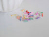 Perles rocaille Tube pastel 6x2mm, perles rocaille pastel, perles verre multicolores, long tube, x 10gr G1651