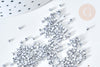 Perles tube argent métallisé mat façon Delica miyuki, Perle rocaille japonaise, perlage tissage, Sachet 8g, x1 G7852