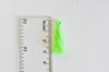 Pompon vert florescent coton,décoration pompon,accessoire coton, pompon boucles,coton vert,28mm, x5 G4812