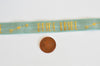 Ruban élastique vert or EFJF 16mm, bracelet EVJF,ruban mariage,fourniture créative, scrapbooking, x1 mètre -G8238