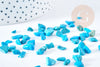 Sable howlite turquoise naturel 5-10mm,chipscréation bijoux et jesmonite lithothérapie art résine, Sachet 20 gr G8692