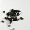 Sable pierres noires 3~5mm, chips création bijoux et jesmonite nailart, Sachet 20 grammes G0227