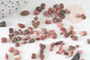 Sable rhodonite naturelle 2-8mm, chips création bijoux et jesmonite nailart, X 20gr ou X 50gr G2811